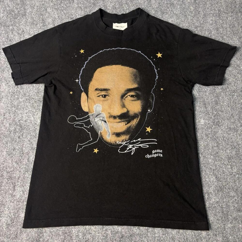 Kobe Bryant Big Face Mamba Street T-Shirt Mens Medium Nba Lakers